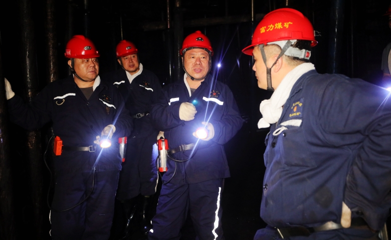 張秉德到富力礦調研檢查工作
